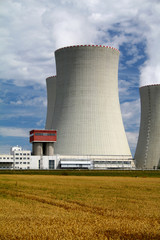 Nuclear power plant Temelin in Czech Republic Europe