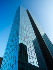 Business buildings in the financial district of Frankfurt