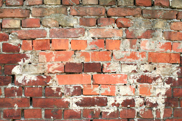 Rote Mauer aus Backsteinen, Hintergrund