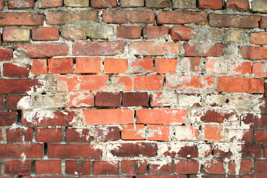 Rote Mauer aus Backsteinen, Hintergrund