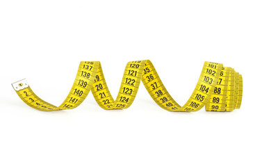 Tape Measure With CLIPPING PATH - obrazy, fototapety, plakaty