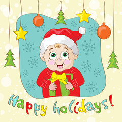 Create a Vintage-Style Christmas Card