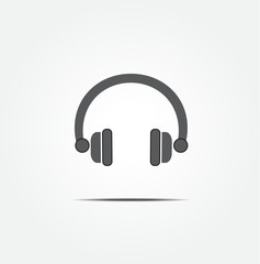 Headphones vector icon