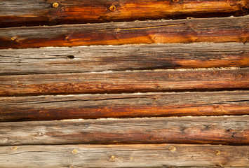 Weathered logs background