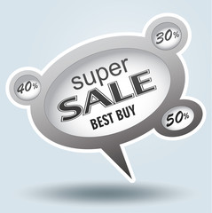 Sale labels, Vector.