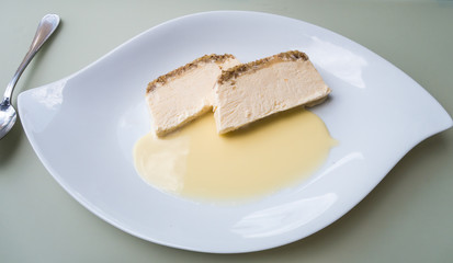 Tranche glace vanille  noix