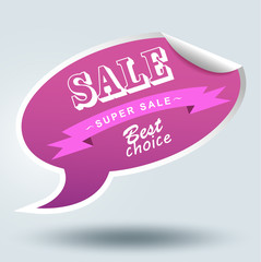 Sale labels, Vector.