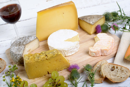 assortiment de fromages français
