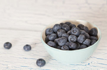 Bowl of blueberries