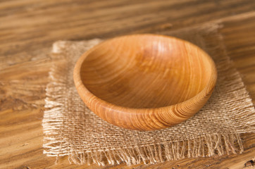 Wooden bowl