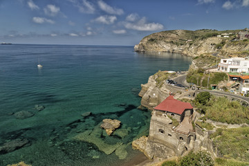 View of Sant’Angelo in Ischia Island