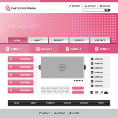 webデザインテンプレート