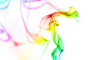 Colorful smoke