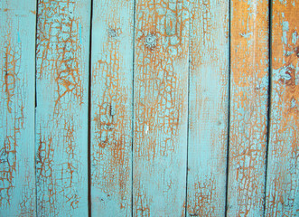 Fototapeta na wymiar Wood blue panel