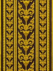 Thai style golden texture