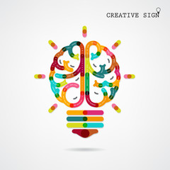 Creative infographics left and right brain function ideas on bac