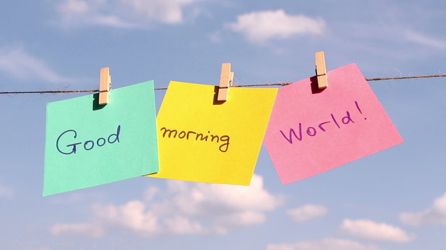 Positive thinking concept