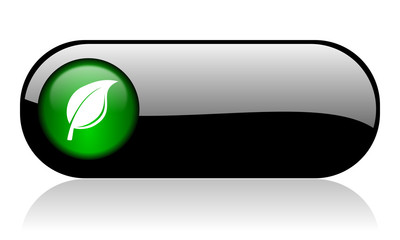 nature black glossy banner