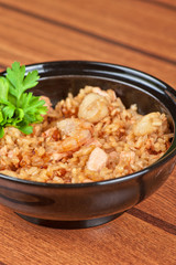 Shrimps risotto