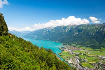 Obraz premium Interlaken und Brienzersee