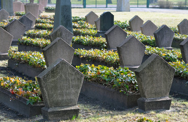 Soviet Cemetery in Potsdam. Germany