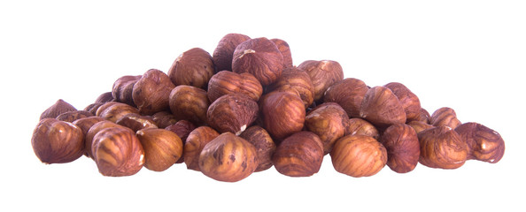 hazelnuts. hazelnuts on the background