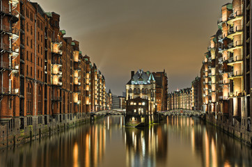 Obraz premium Speicherstadt in HAMBURG