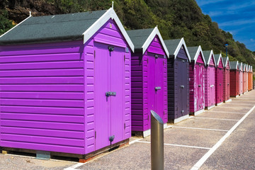 Fototapeta na wymiar Bournemouth Beach Huts