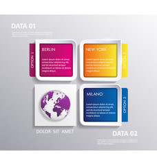 Infographic Abstract Vector Template