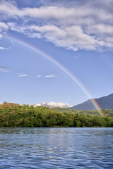 Rainbow on the lake - 67639371