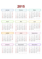 french calendar
