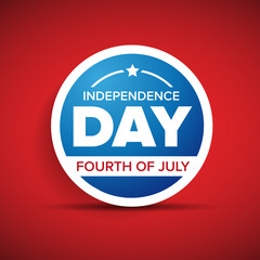 Vector independence day badge