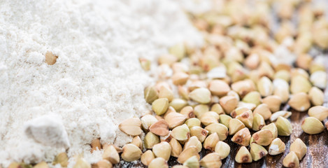 Portion of Buckwheat Flour