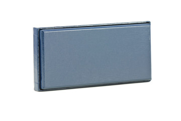 Blue box on white background