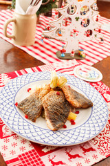 carp for traditional polish christmas eve