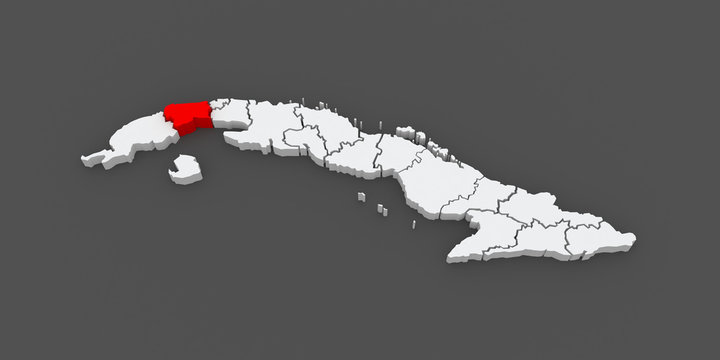 Map of Artemis. Cuba.