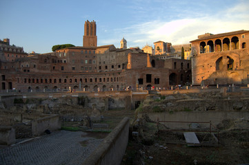 Fototapeta premium Roma, via dei Fori Imperiali