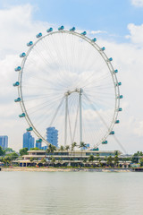 Obraz premium Singapore flyer