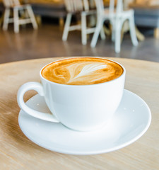 Latte coffee