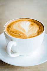 Latte coffee