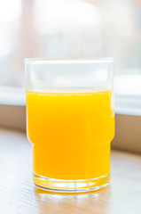 Orange juice glass