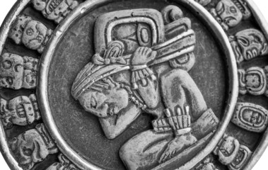 Ethnic plate from ceramics from Mexico