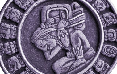 Ethnic plate from ceramics from Mexico