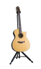 Guitar on stand
