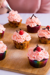 Decorated cupcakes