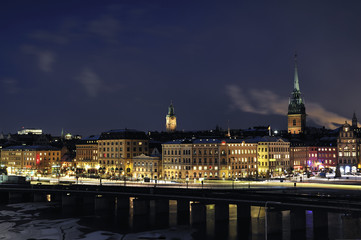 Naklejka na ściany i meble Stockholm City