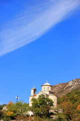 Fototapeta premium Lower Church of Ostrog Monastery, Montenegro