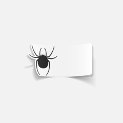 realistic design element: spider