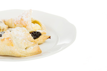 homemade pastry isolated