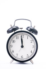 Vintage black color alarm clock